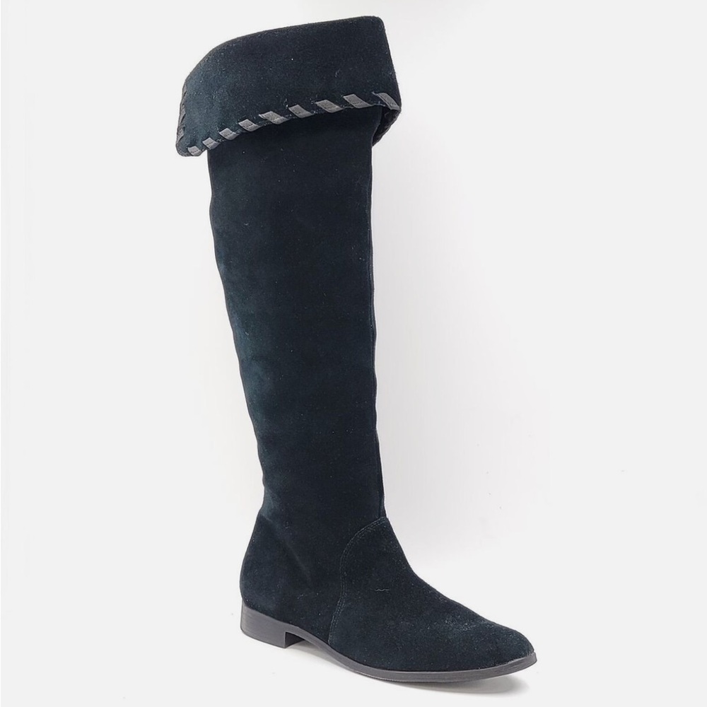 a.n.a. Suede Black Knee High Boots, size 5.5